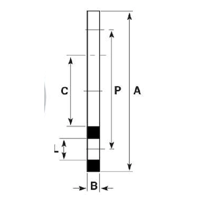 PVDF Backing Rings/Blind Flange Diagram