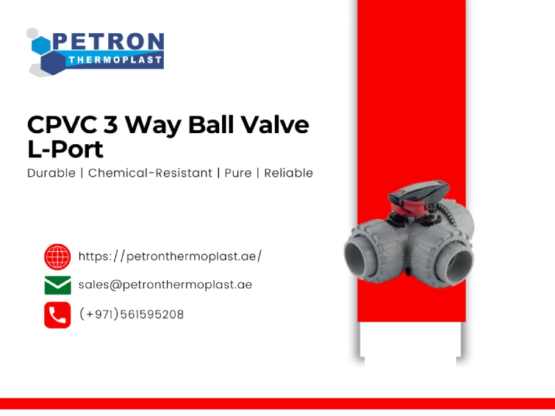 CPVC 3 Way Ball Valve L-Port (1)