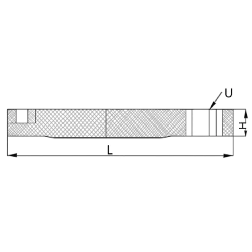 CPVC Blind Flange Diagram
