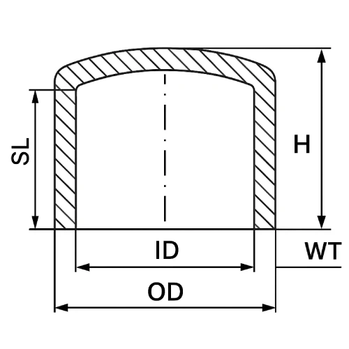 CPVC END CAP DIAGRAM