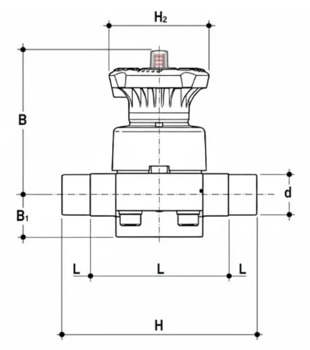 PVDF Diaphragm Valve Spigot Technical Data
