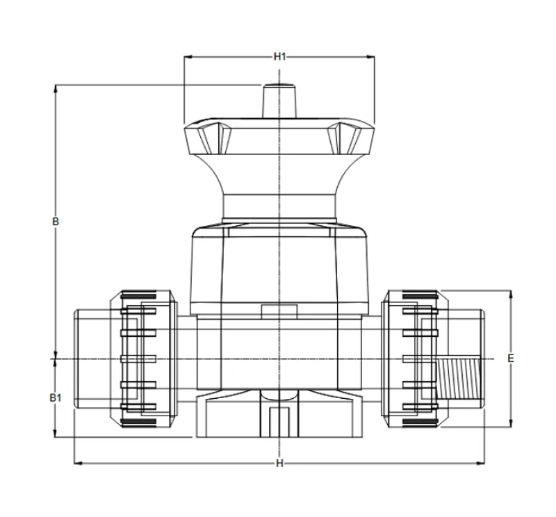 PVDF Diaphragm Valve image