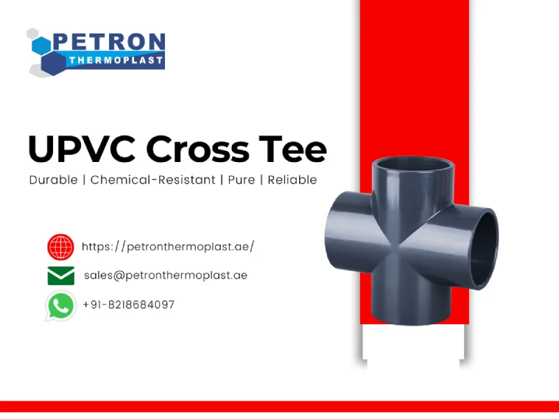 UPVC Cross Tee graphics