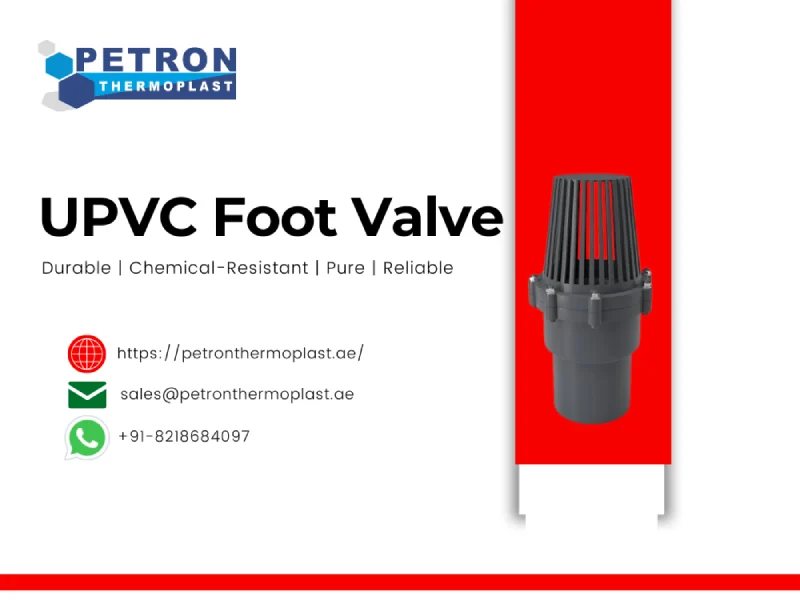 UPVC Foot Valve graphics