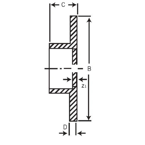 ABS Full Face Flange Frawing