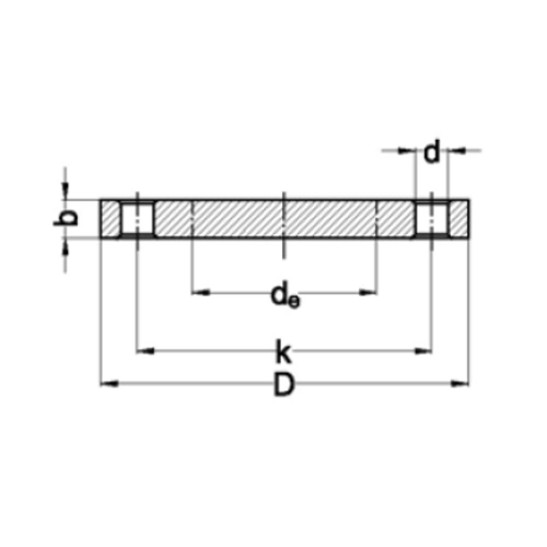 HDPE Blind Flange Diagram