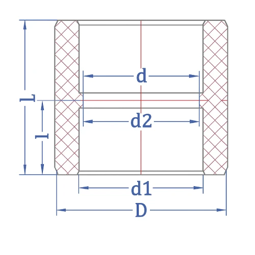 PPH COUPLER OR SOCKET DRAWING