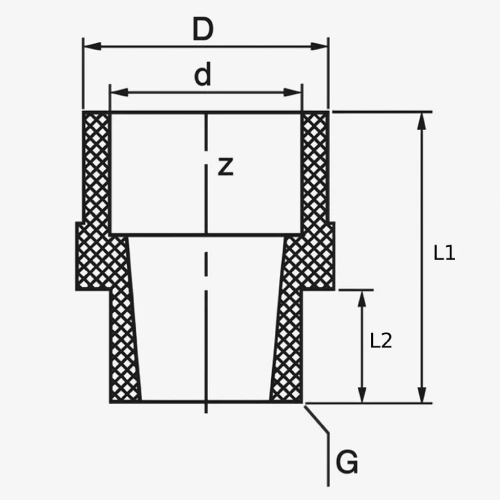PPH Male Threaded Adapter