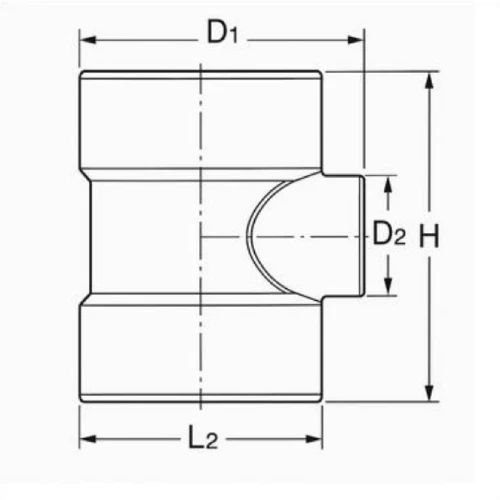 PPH Reducer Tee Drawings