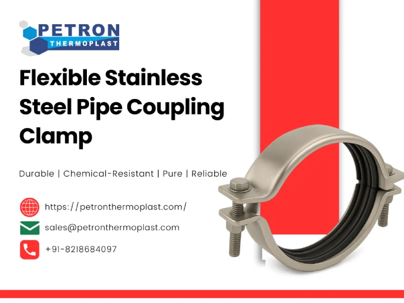 Flexible Stainless Steel Pipe Coupling Clamp Graphics