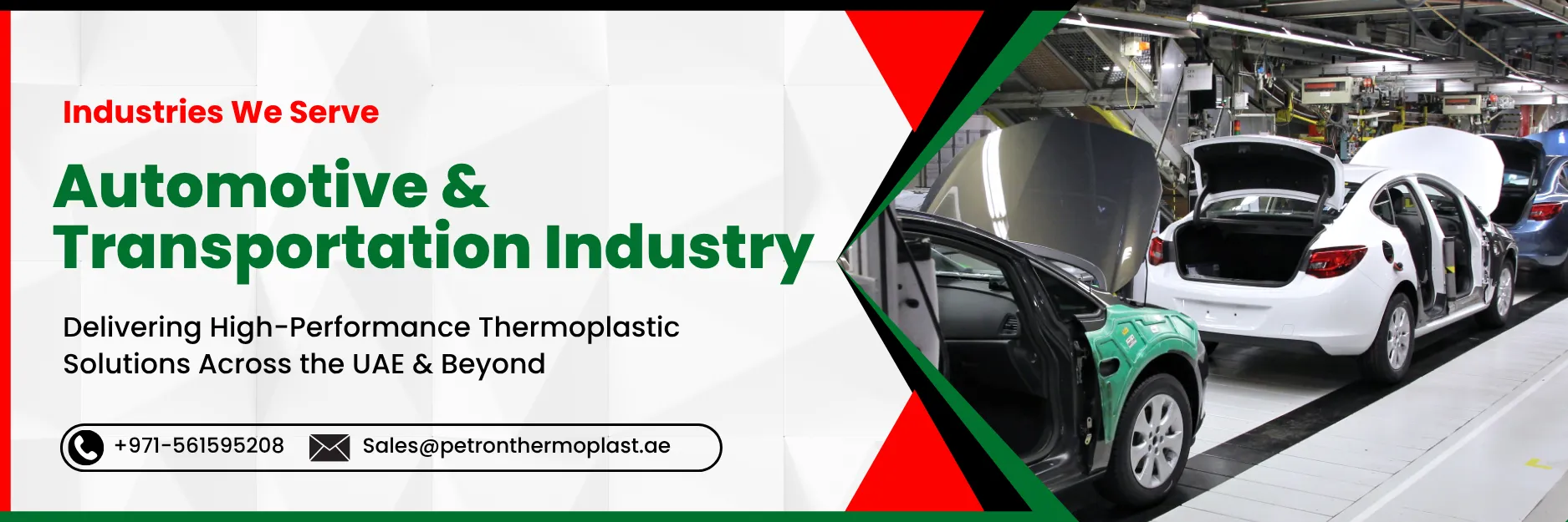 Automotive & Transportation Industry Graphics Banner Image