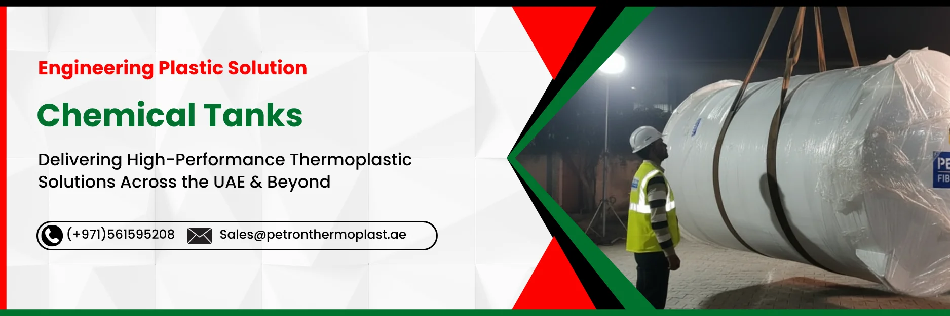 Chemical Tanks Graphics Banner Image