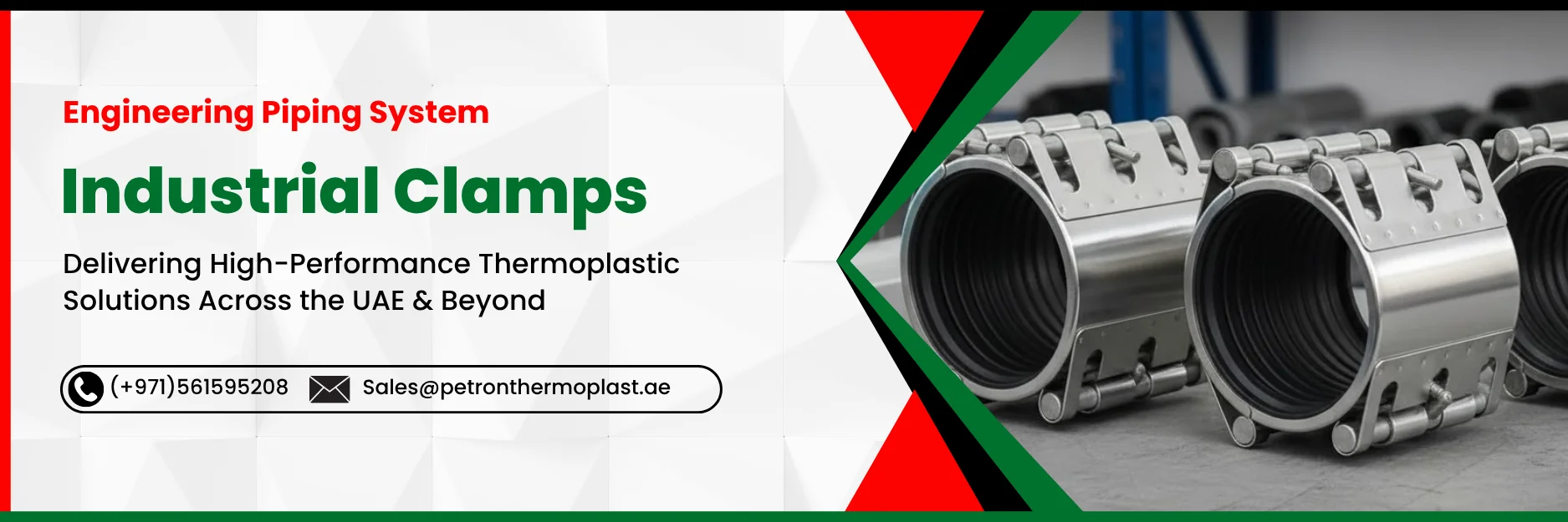 Industrial Clamps Graphics Banner Image