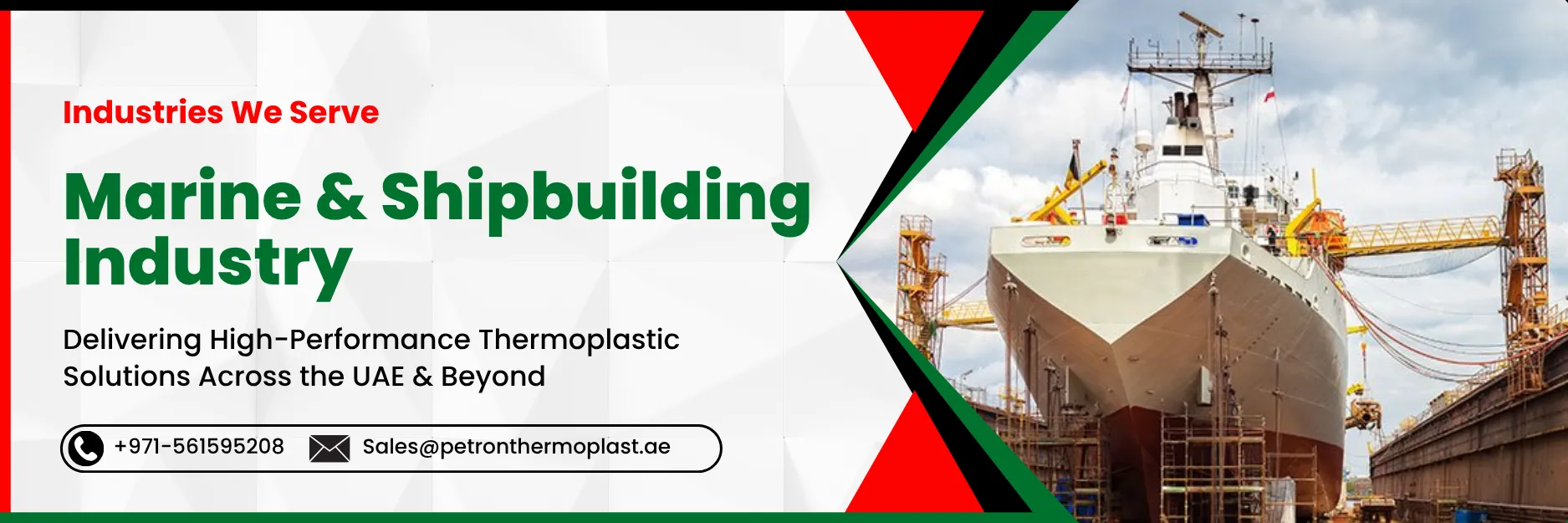 Marine & Shipbuilding Industry Graphics Banner Image