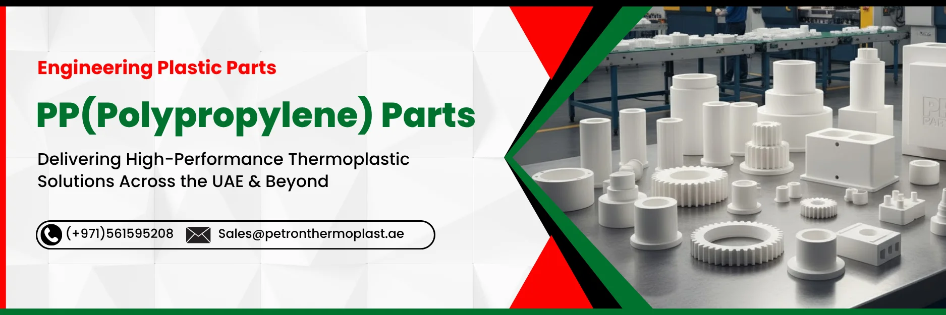 PP(Polypropylene) Parts Graphics Banner Image