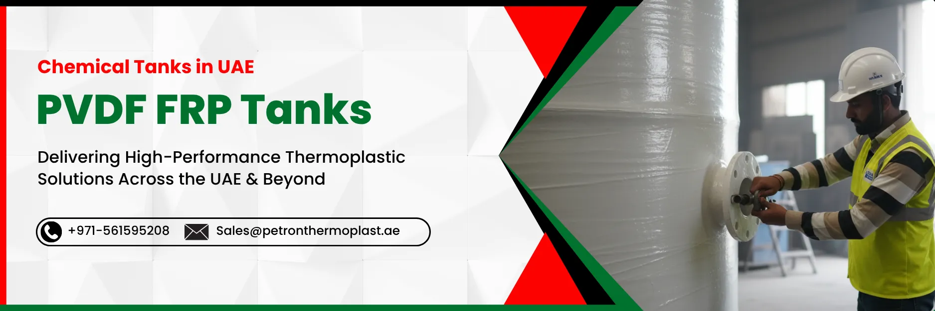 PVDF FRP Tanks Graphics Banner Image