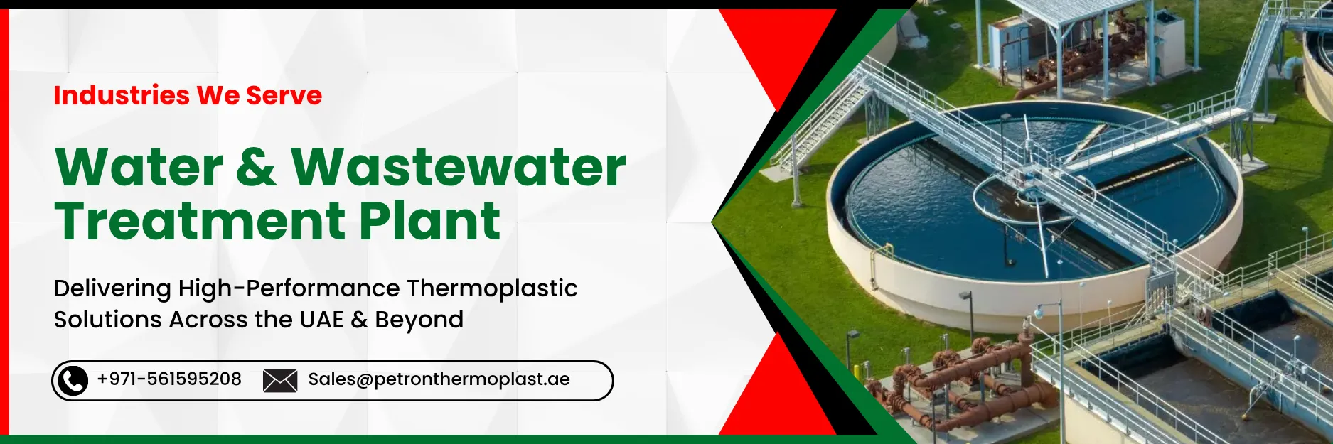 Water & Wastewater Treatment Plant Graphics Banner Image