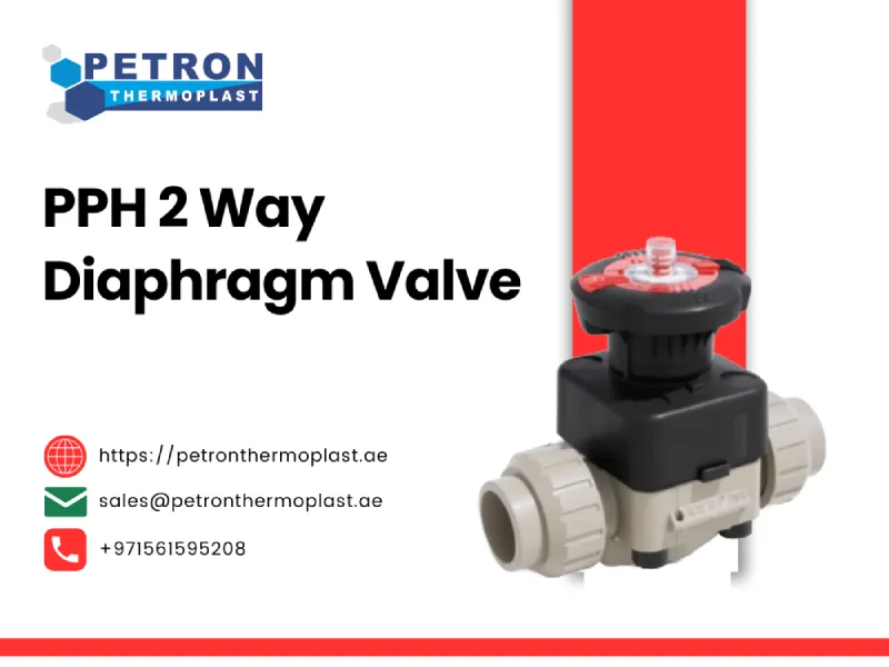 PPH 2 Way Diaphragm Valve