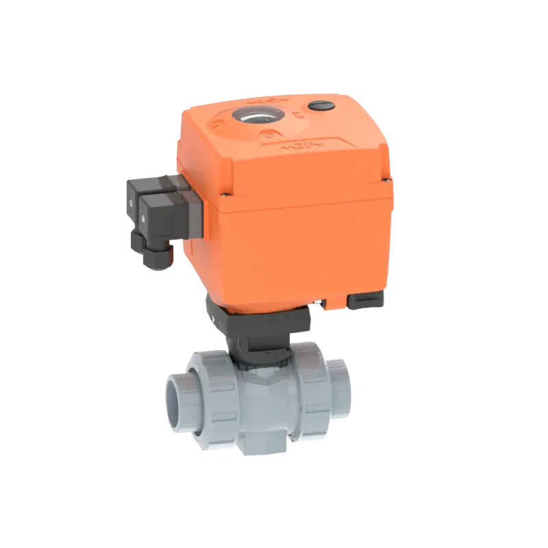 ABS Electric Actuator Ball Valve Graphics