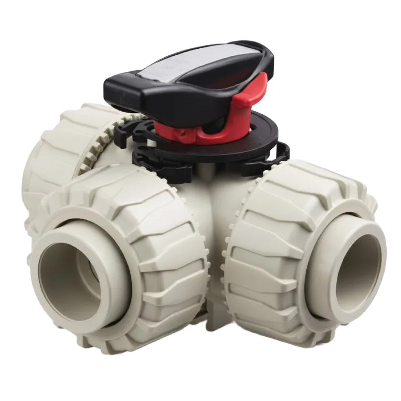 PPH 3 Way Ball Valves image