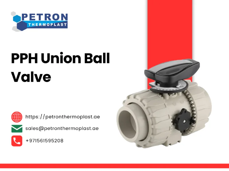 PPH Union Ball Valve Graphics