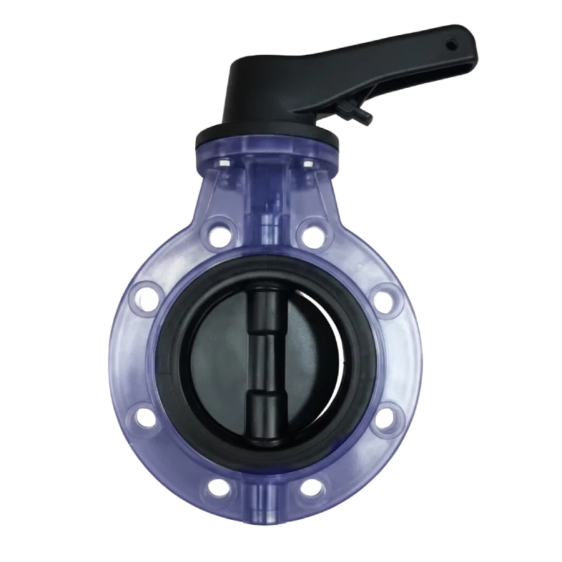 PVC Transparent Butterfly Valve image