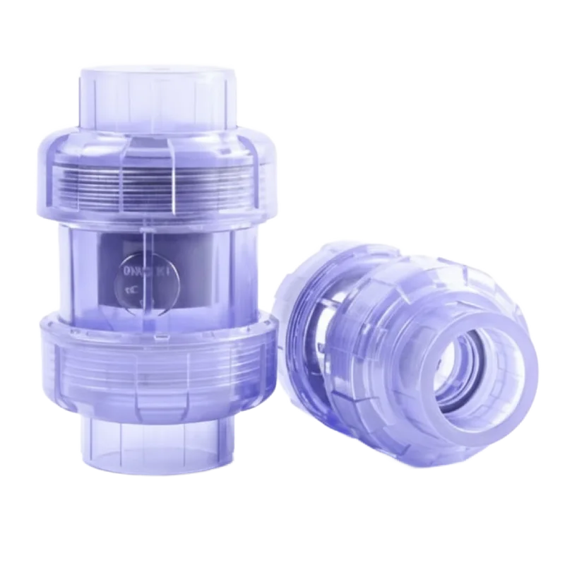 PVC Transparent Check Valve Images