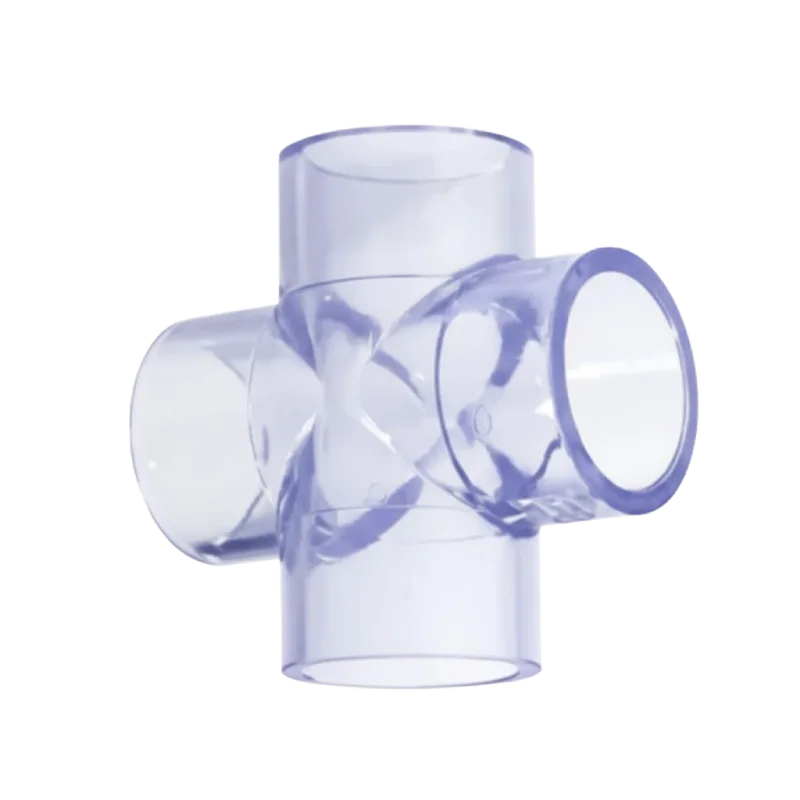 PVC Transparent Cross Tee image