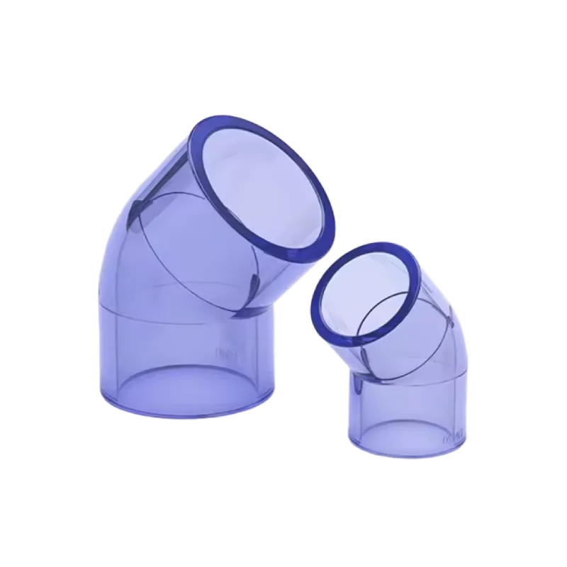 PVC Transparent Elbow 45 image