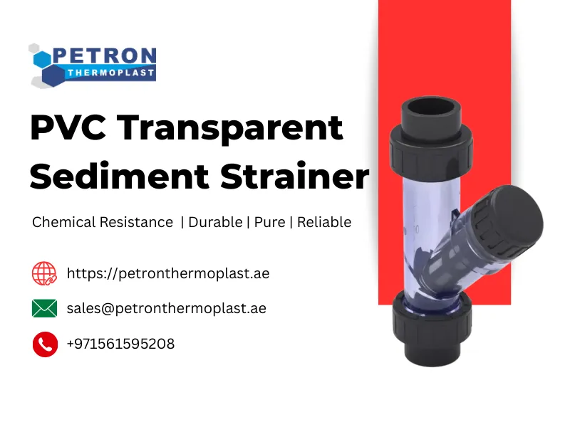 PVC Transparent Sediment Strainer Graphics